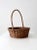 Vintage Wicker Handle Basket For Sale - Image 4 of 8