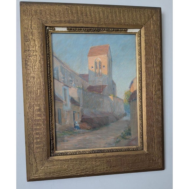 Late 19th Century The Church at St. Leger; Watercolor by Edward H. Barnard For Sale - Image 11 of 11