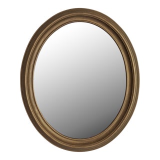 Early 20th Century Giltwood Oval Mirror For Sale