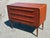 Rare Danish teak dresser by Johannes Andersen, dating from the 1960s. Featuring three drawers with beautifully sculpted...