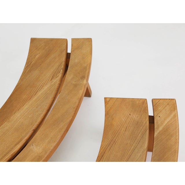 Model S38A Curved Benches by Pierre Chapo, France, 1965 For Sale - Image 11 of 14