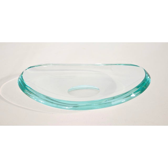 Mid-Century Nile Green Murano Glass Pocket Emptyer from Fontana Arte, Italy, 1960 For Sale - Image 10 of 10