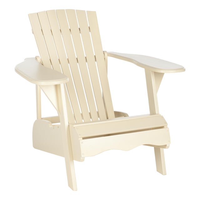 Mopani Outdoor Armchair Chair in Off White For Sale