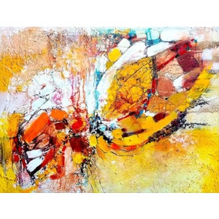 Abstract Expressionist Mixed-Media Painting, "Dreamcatcher" For Sale