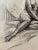 1940s Vintage Frederick William Weber Mixed Media Nude Still Realism Sketch Drawing For Sale - Image 5 of 11