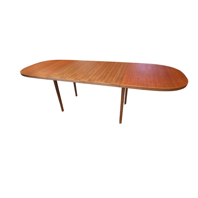 Oval Dining Table in Teak and Oak with Two Extension Leaves by Bertil Fridhagen for Bodafors, 1960 For Sale - Image 17 of 17