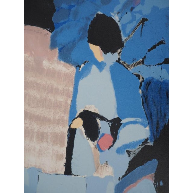 Modern Gabriel Godard, Forest Walk, Lithograph For Sale - Image 3 of 9