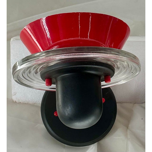 Set of 3 “Bettina Parete” Postmodern Wall Sconses by Lamperti, Italy For Sale - Image 9 of 12