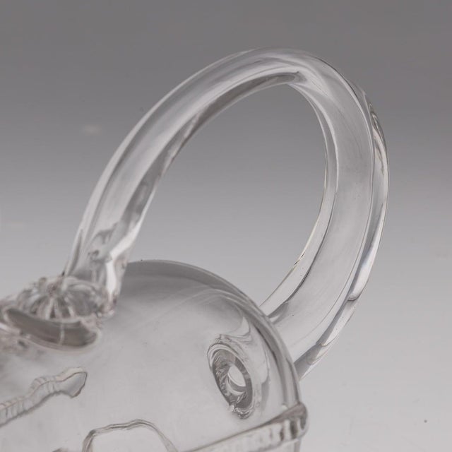 Metal 20th Century English Silver & Glass Novelty Claret Jug, 1916 For Sale - Image 7 of 18