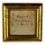 Antique 19th Century Calligraphy Penmanship, Fanny A. Houghton, in Gilt Frame For Sale