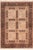 Art Nouveau 1990's Pak-Persian Beige/Black Wool Rug - 6'1'' X 8'11'' For Sale - Image 9 of 9