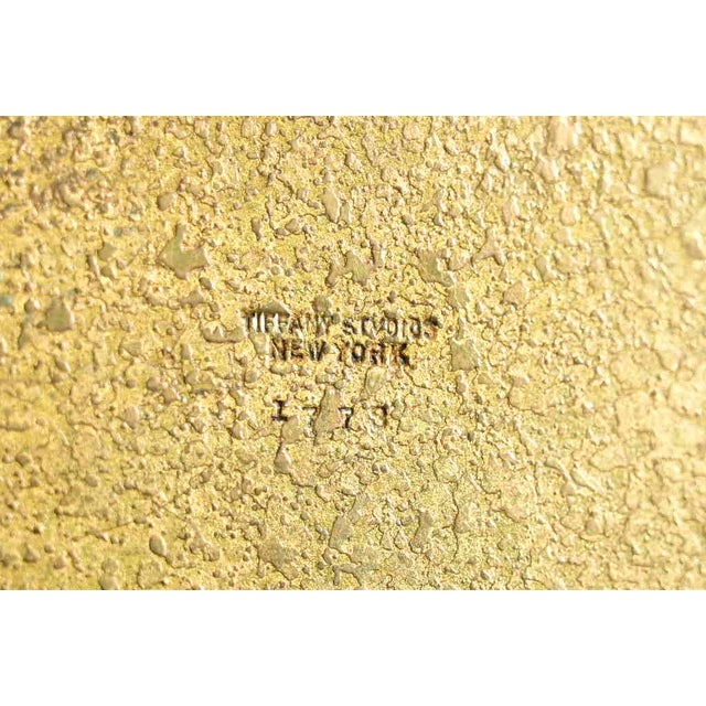 Tiffany Studios New York Adam Pattern Bronze Doré Pen Tray For Sale - Image 10 of 12