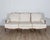 This elegant Louis XV style sofa features a hand carved walnut frame with graceful curves, floral accents, and a deep...