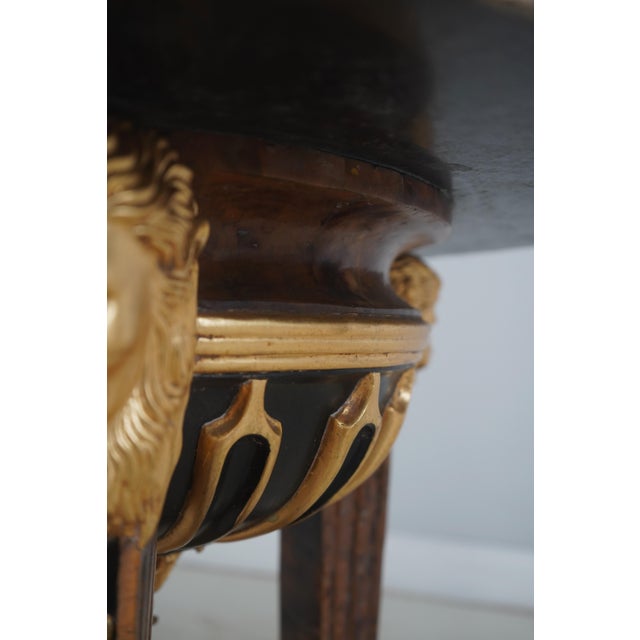 Italian Vintage Pietra Dura Marble Round Table For Sale - Image 12 of 15
