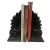 Black Wood Scroll Fleur Bookends Pair These beautiful scroll shaped bookends add traditional glamour to any room. Lovely...
