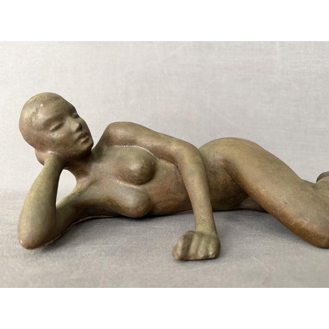 George 'Zaro' Tudzarov (USA 1944-2000) Raku ceramic sculpture from 1996, signed, numbered, and dated. 12 x 46 x 15 cm...