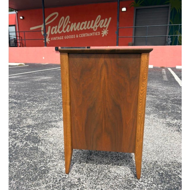 Mid-Century Modern Fully-Refinished Mid Century Stanley Desk For Sale - Image 3 of 12