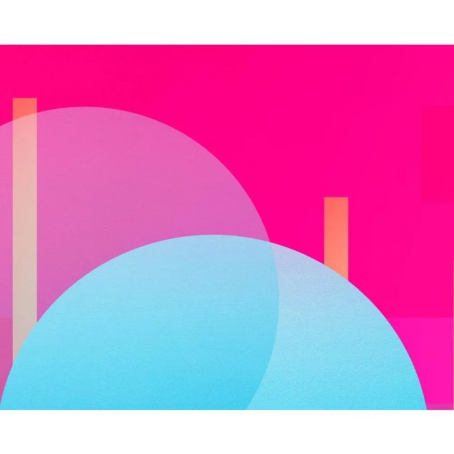 Abstract Contemporary Abstract Photographic C-Print on Canson Platine Fibre Rag "Cosmosis Collage 2b Ck6a422" by Anne Senstad For Sale - Image 3 of 4