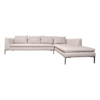 Contemporary Sectional Sofa in Donghia Fanello Upholstery (Mint Condition) For Sale