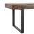 2020s Rustic Modern Wood & Iron Dining Table For Sale - Image 5 of 5