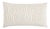 Schumacher Giraldi Embroidery 20" Lumbar Pillow in Natural For Sale