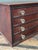 Brown Vintage Bead Trim Table Top Chest of Drawers For Sale - Image 8 of 12