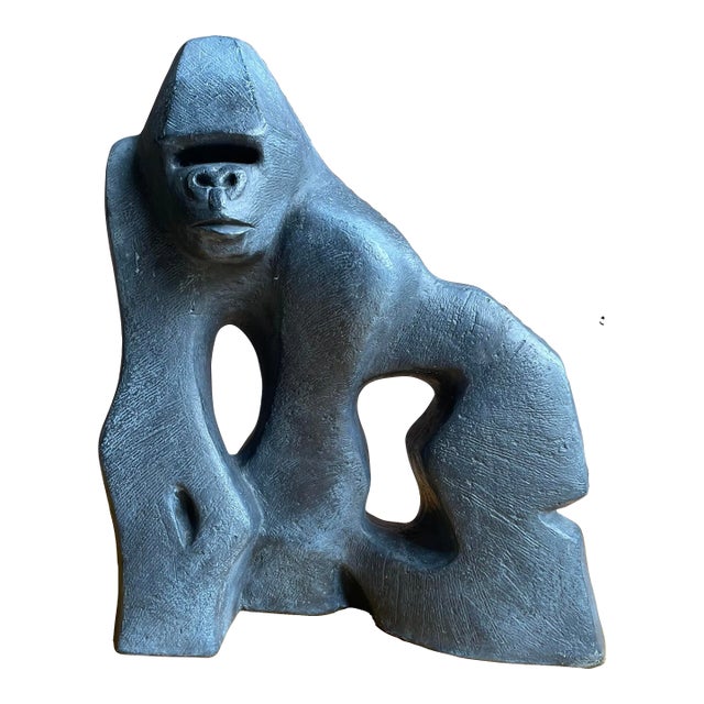 Gorilla Sculpture by Carole Shultz 1982 For Sale