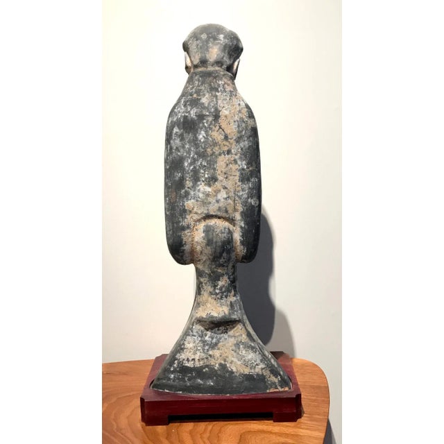 Tomb Lady in Waiting Figurine Han Dynasty For Sale - Image 10 of 13