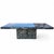 Late 20th Century Postmodern Green Marble Coffee Table With Plinth Base For Sale - Image 14 of 15