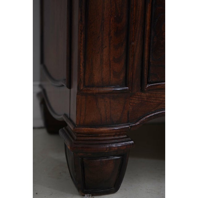 Henredon Marble Top Dresser W. Large Mirror For Sale - Image 12 of 18