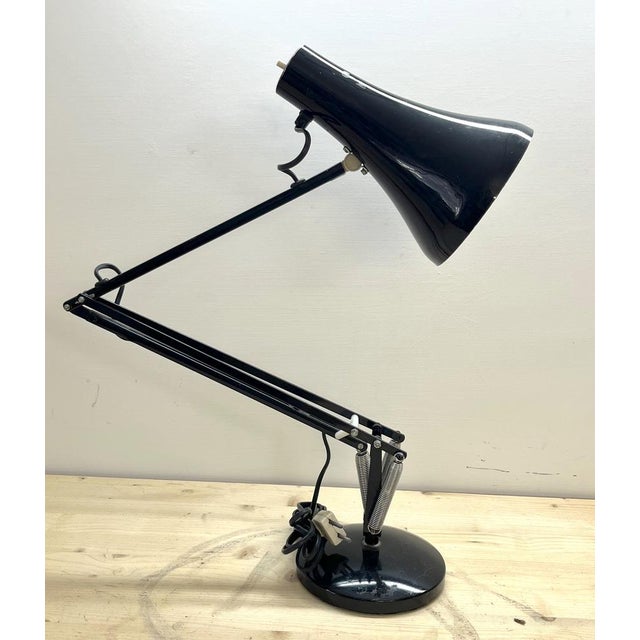 The non plus ultra of desk lamps: a four -soft table lamp model 1209 post -war Anglepoise, produced by Herbert Terry &...
