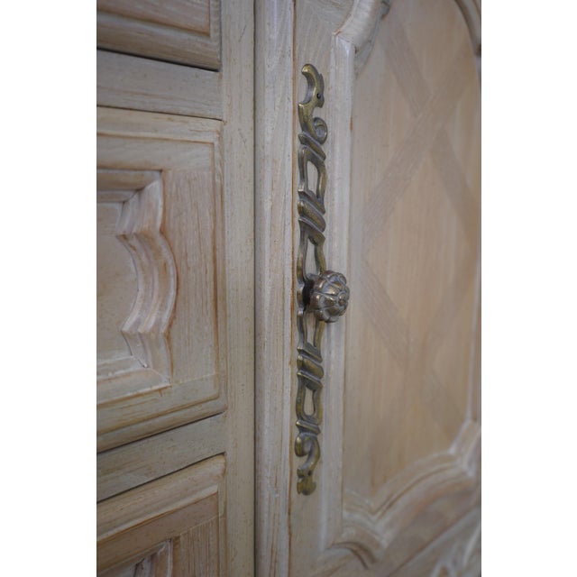 Drexel Cabernet Classics French Provincial Dresser W. Trifold Mirror For Sale - Image 9 of 18