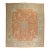 Large Orange Antique Oushak Rug For Sale