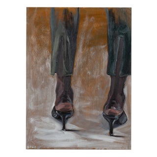 Justyna Kuklo, Direction, 2021, Oil Painting on Canvas, Framed For Sale