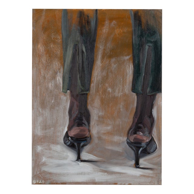Justyna Kuklo, Direction, 2021, Oil Painting on Canvas, Framed For Sale