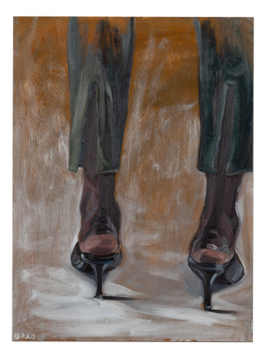 Justyna Kuklo, Direction, 2021, Oil Painting on Canvas, Framed