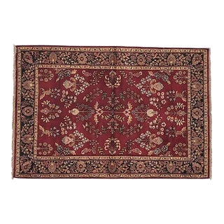 1980's Sarouk Rug , 4'1 X 6' For Sale