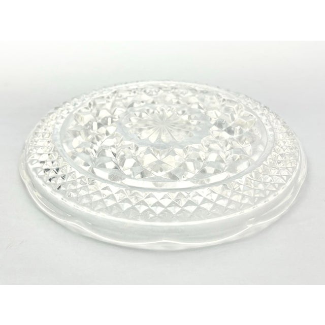 1960s 1960s Anchor Hocking “Wexford” Glass Bread Plates - Set of 5 For Sale - Image 5 of 6