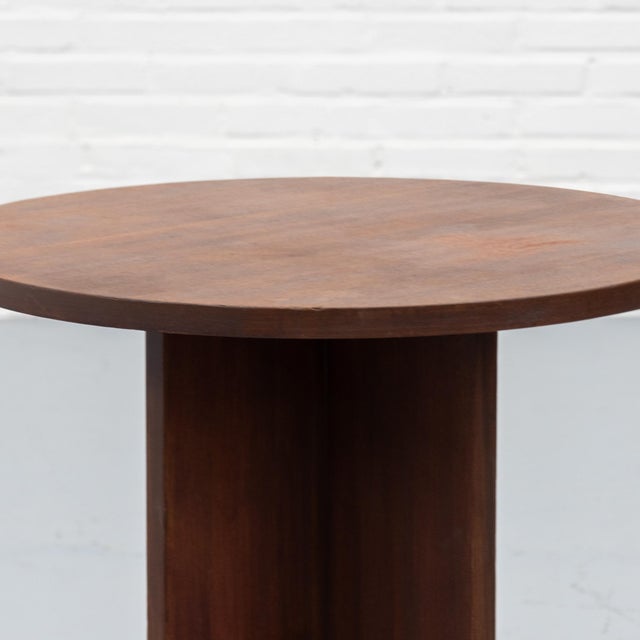 Wood Dutch Art Deco Side Table, 1930s For Sale - Image 7 of 13