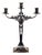 Antique Kayserzinn Three-Light Candlestick, 1890s For Sale