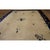 1920s Rectangle Hand Knotted Wool Antique Open Field Medallion Blue Large Rug For Sale - Image 4 of 11