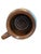 Antique French Terracotta Pot With Hand-Painted Swag Design For Sale - Image 4 of 11