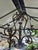 1970s Spanish Revival Wrought Iron Chandelier For Sale - Image 4 of 12