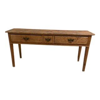 A Antique Late 19thC Pine Console For Sale