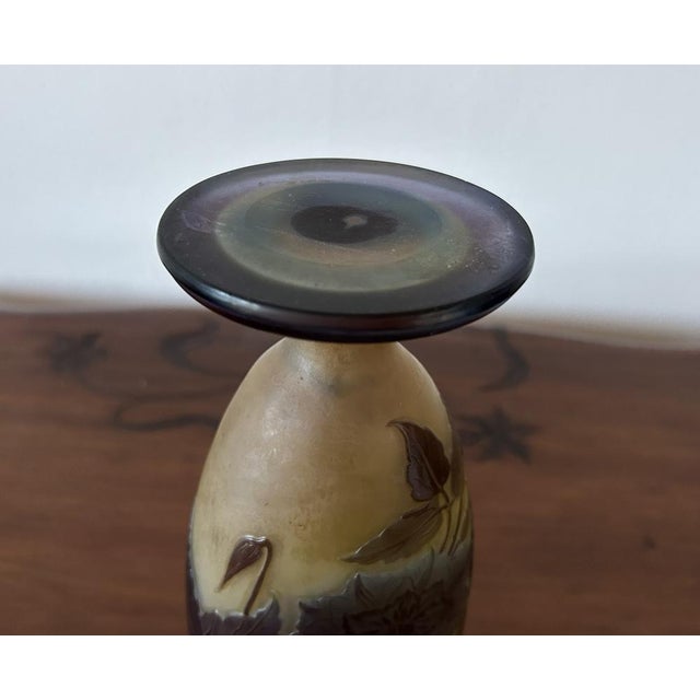 Ovoid-Shaped Glass Vase from Emile Gallé, 1890s For Sale - Image 17 of 18