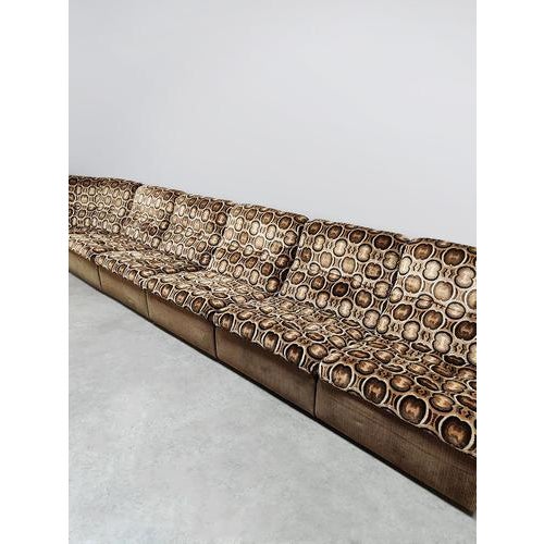 Vintage Modular Lounge Sofa, 1970s, Set of 7 For Sale - Image 9 of 10
