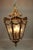 1970 Handcrafted Louis XVI Gold Bronze Glass Chandelier Lantern For Sale - Image 14 of 18