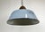 Gray Industrial Grey Enamel and Cast Iron Pendant Light, 1960s For Sale - Image 8 of 17