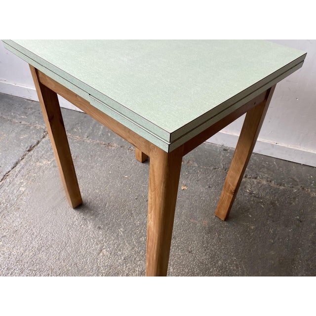 Vintage Draw-Leaf Kitchen Dining Table with Formica Top, 1960s For Sale - Image 3 of 8