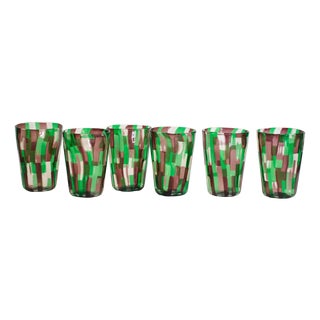 Italian Murano Glassware by Mariana Iskra for Ribes, 2004, Set of 6 For Sale